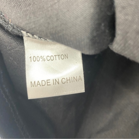 Carmar Denim Skirt US 8 Black Mini Pockets Silver Rings Elastic Drawstring Waist - Picture 4 of 10